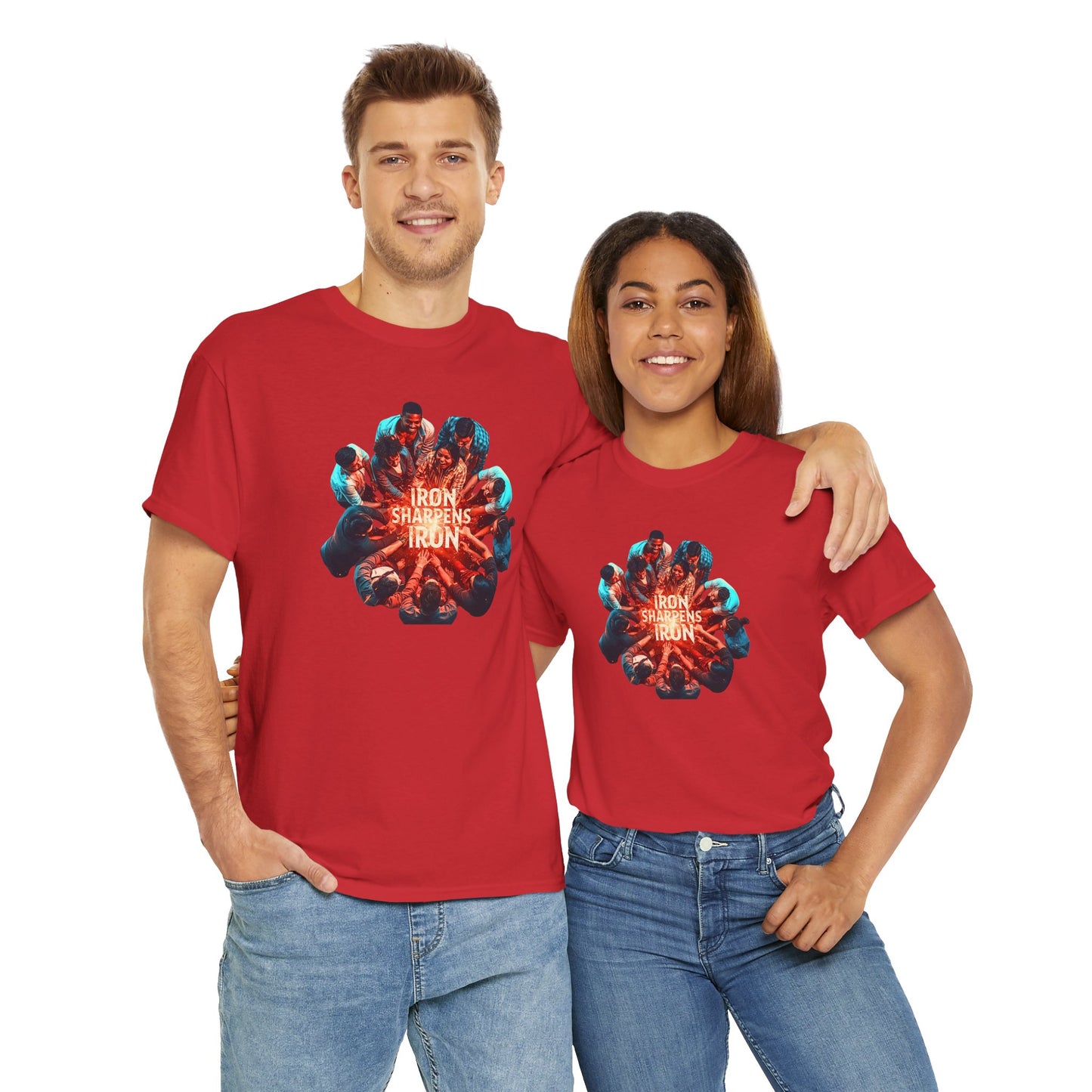 My Lyfe My Rulez T-Shirt Iron Sharpens Iron We Grow Together Unisex Heavy Cotton Tee