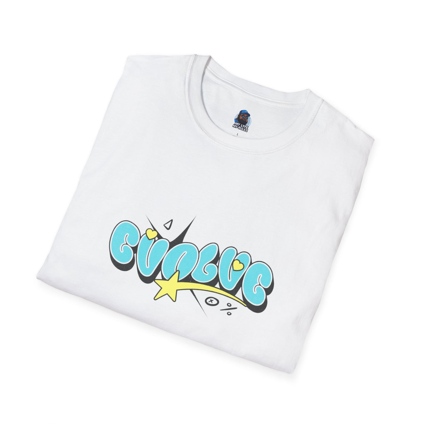My Lyfe My Rulez Colorful Evolve Graphic Tee