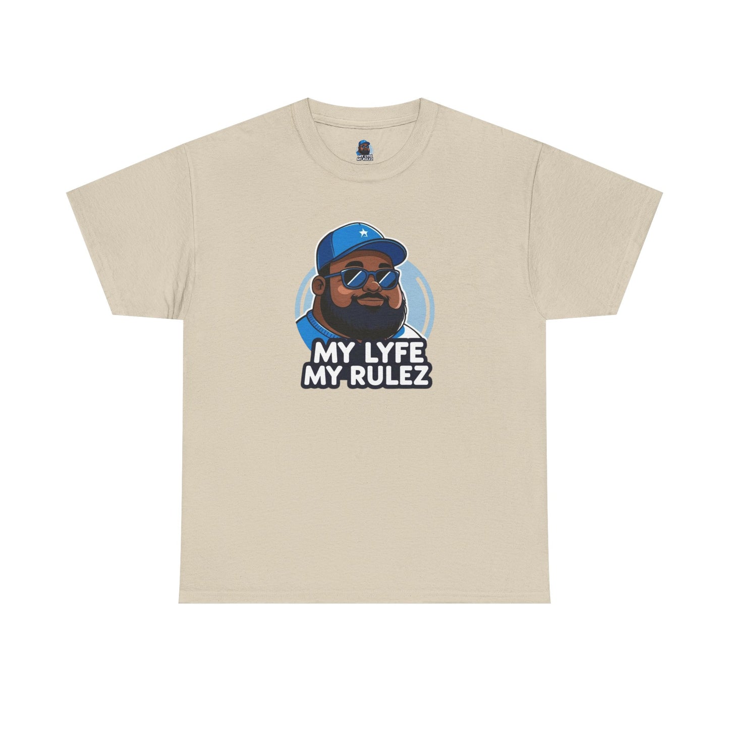 My Lyfe My Rulez Logo Brand Tee