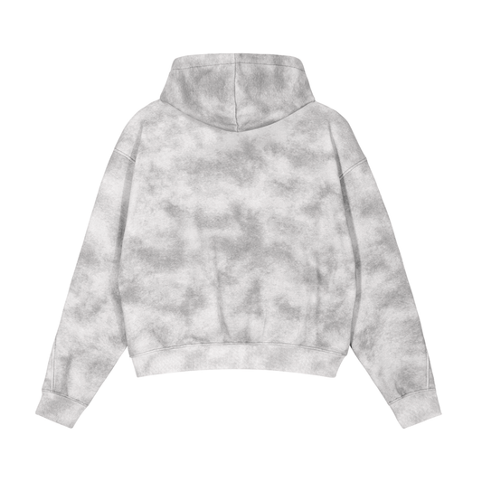 LYFE RULEZ Dirty Washed Zip-Up Fleece Hoodie
