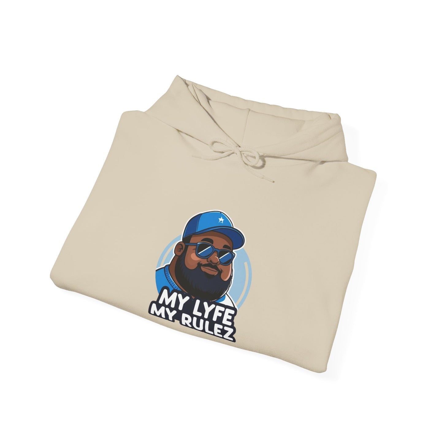 My Lyfe My Rulez Logo Brand Hoodie