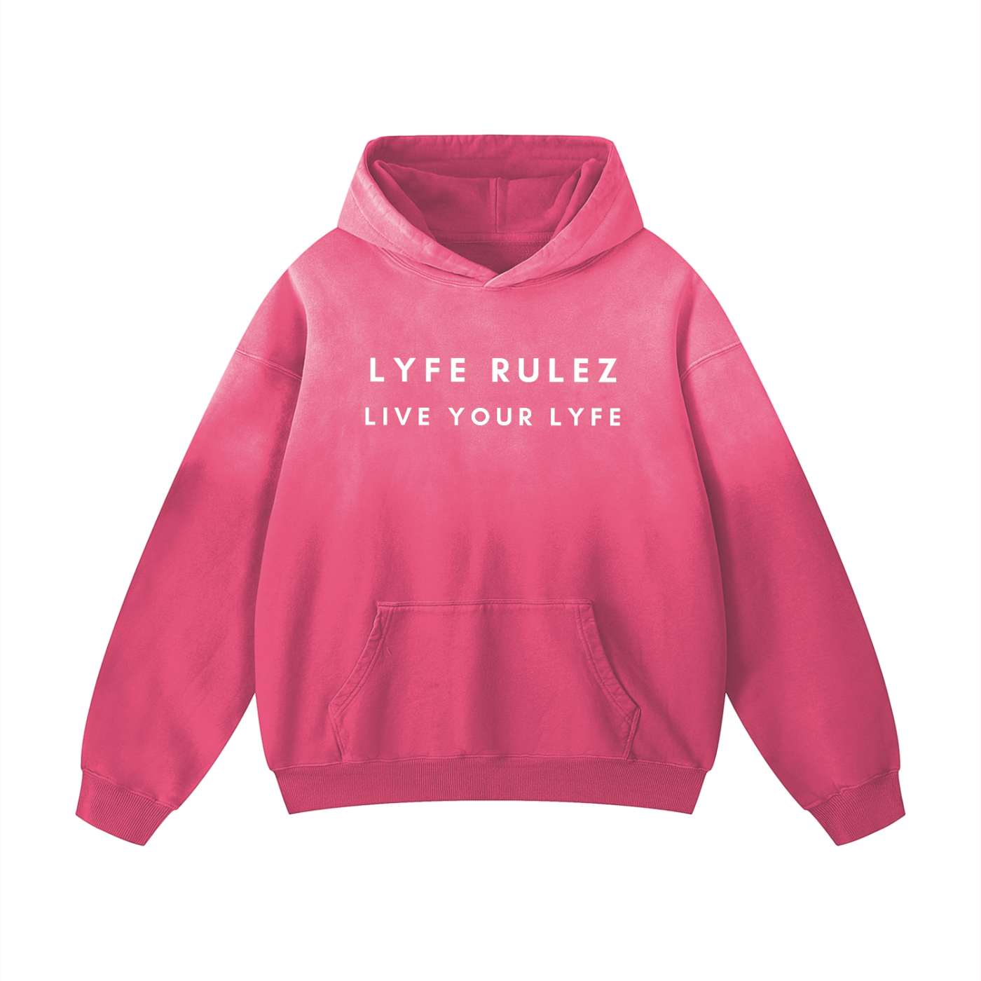 LYFE RULEZ  Sunfade Oversized Hoodie