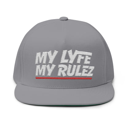 My Lyfe My Rulez Streetwear Unisex Fashion Embroidered Snapback Hat