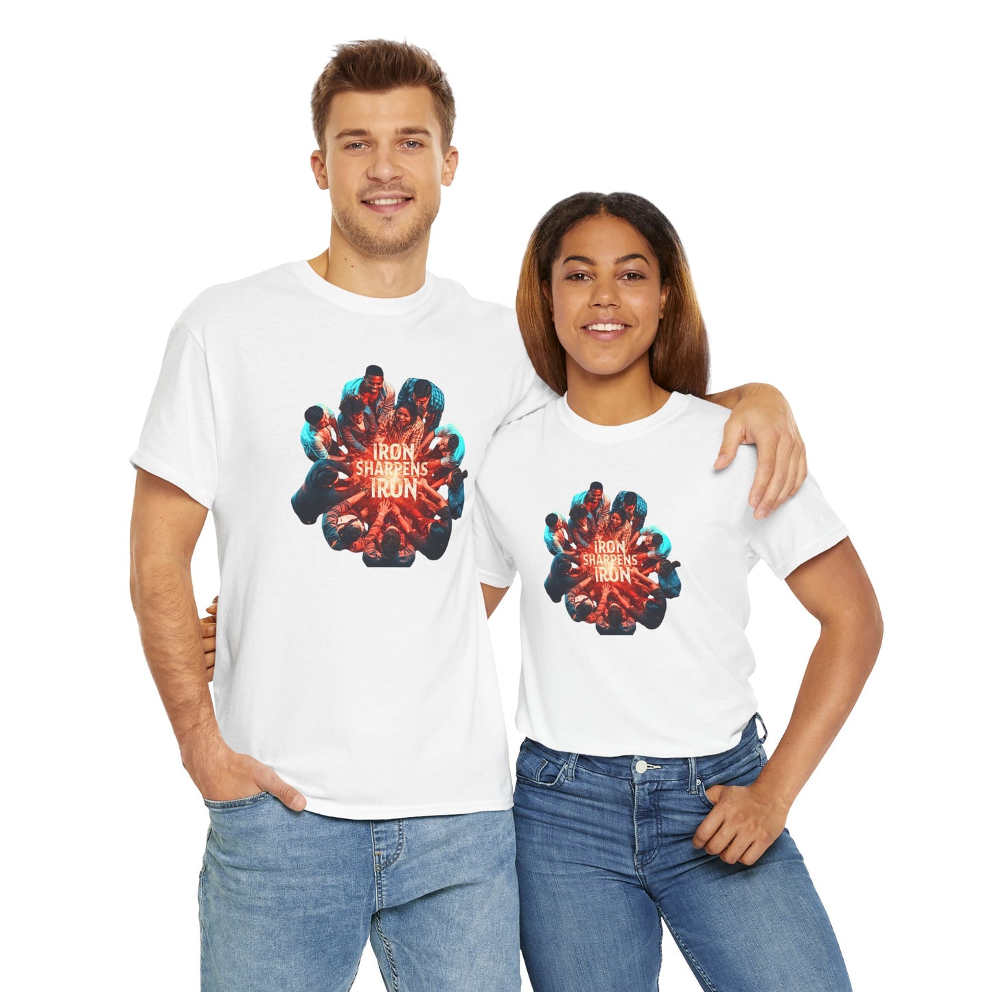 My Lyfe My Rulez T-Shirt Iron Sharpens Iron We Grow Together Unisex Heavy Cotton Tee