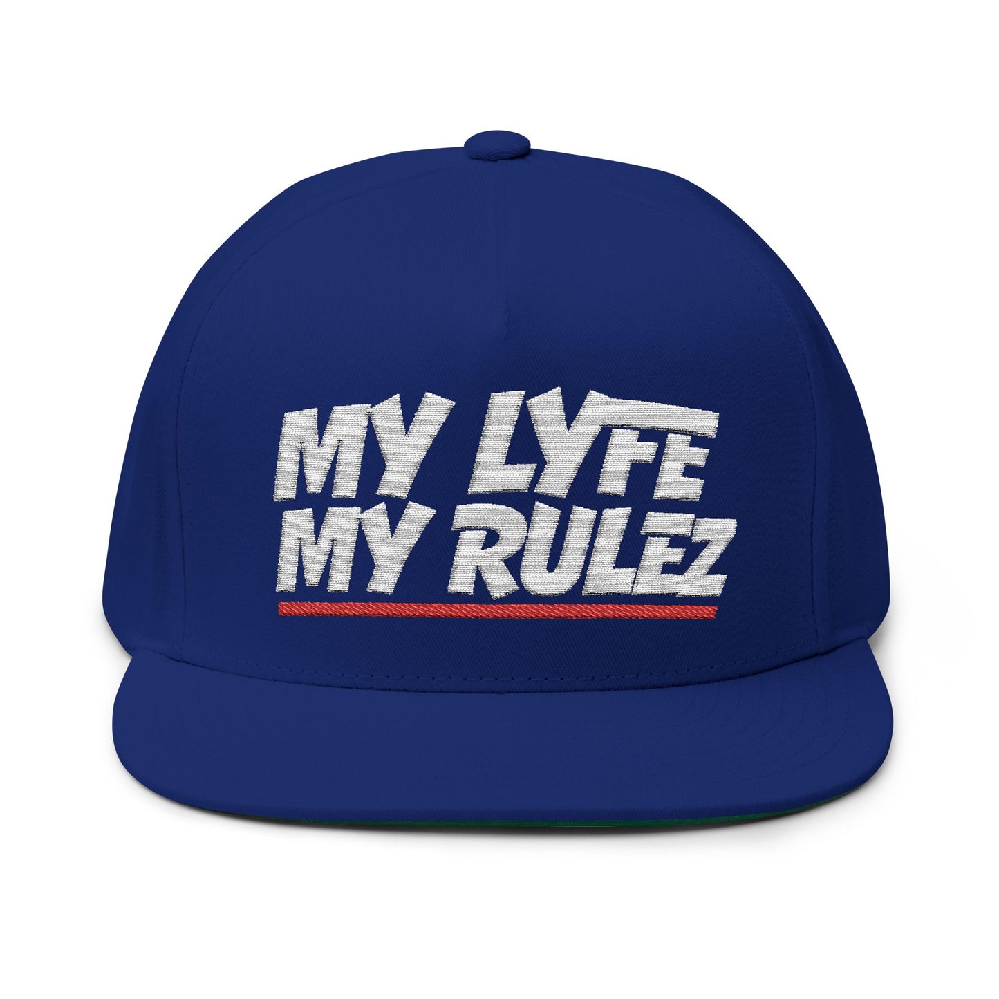 My Lyfe My Rulez Streetwear Unisex Fashion Embroidered Snapback Hat