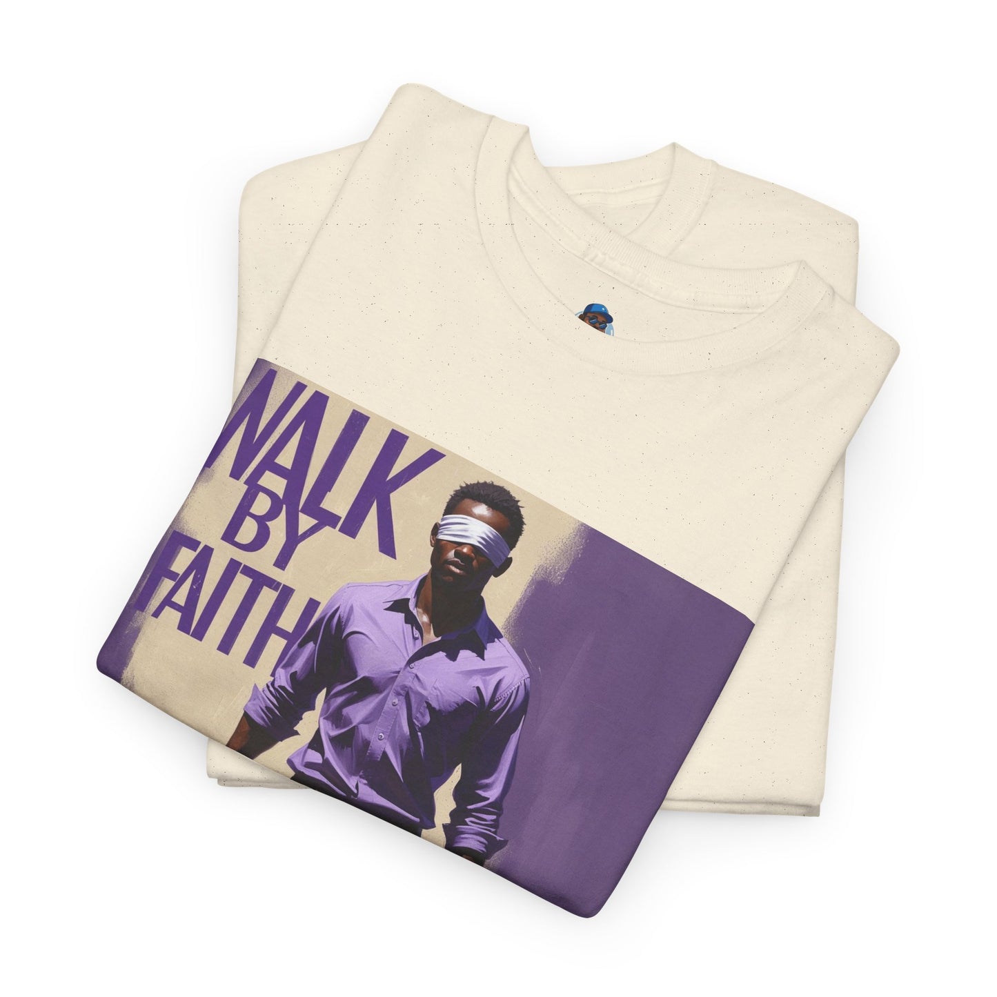 My Lyfe My Rulez Men's Heavy Cotton Tee - Walk by Faith, Motivational Tee, Inspirational Shirt, Gift for Believers, Casual Faith T-Shirt