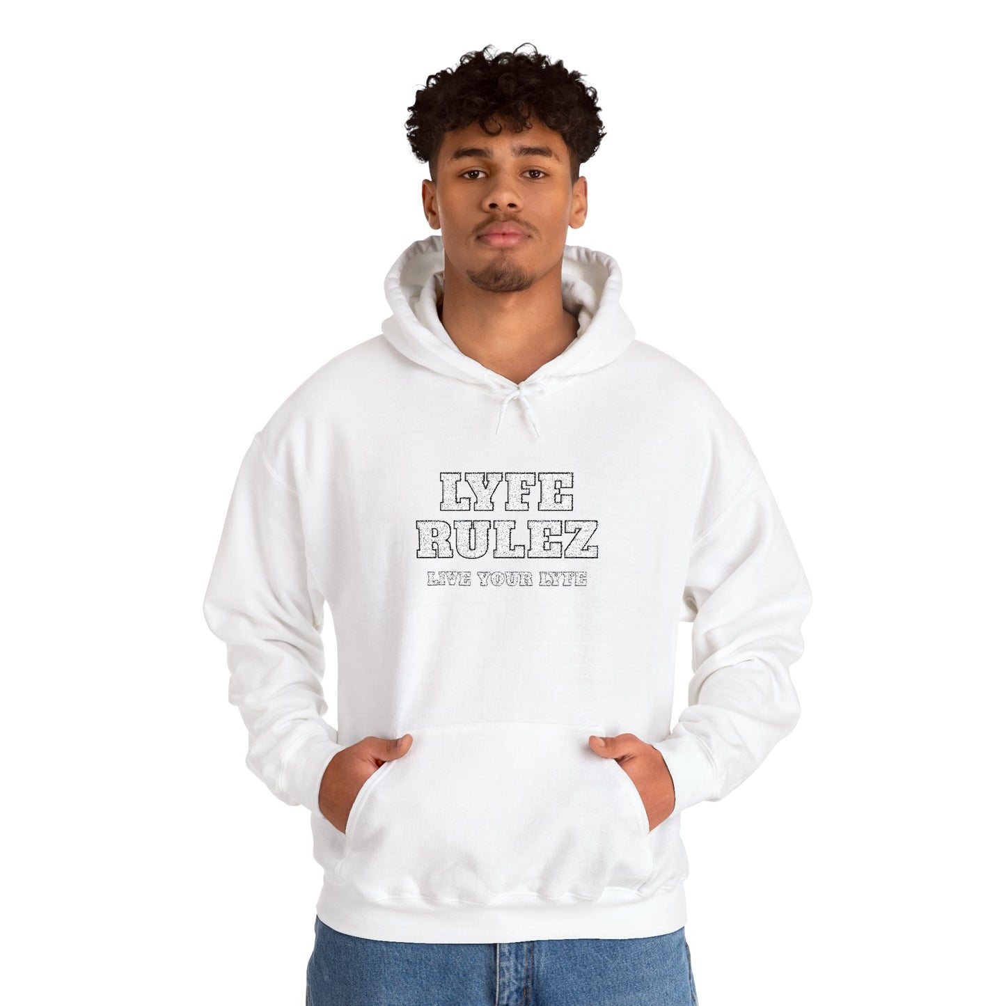 My Lyfe My Rulez -LYFE RULEZ Streetwear Embroidered Unisex Hooded Sweatshirt