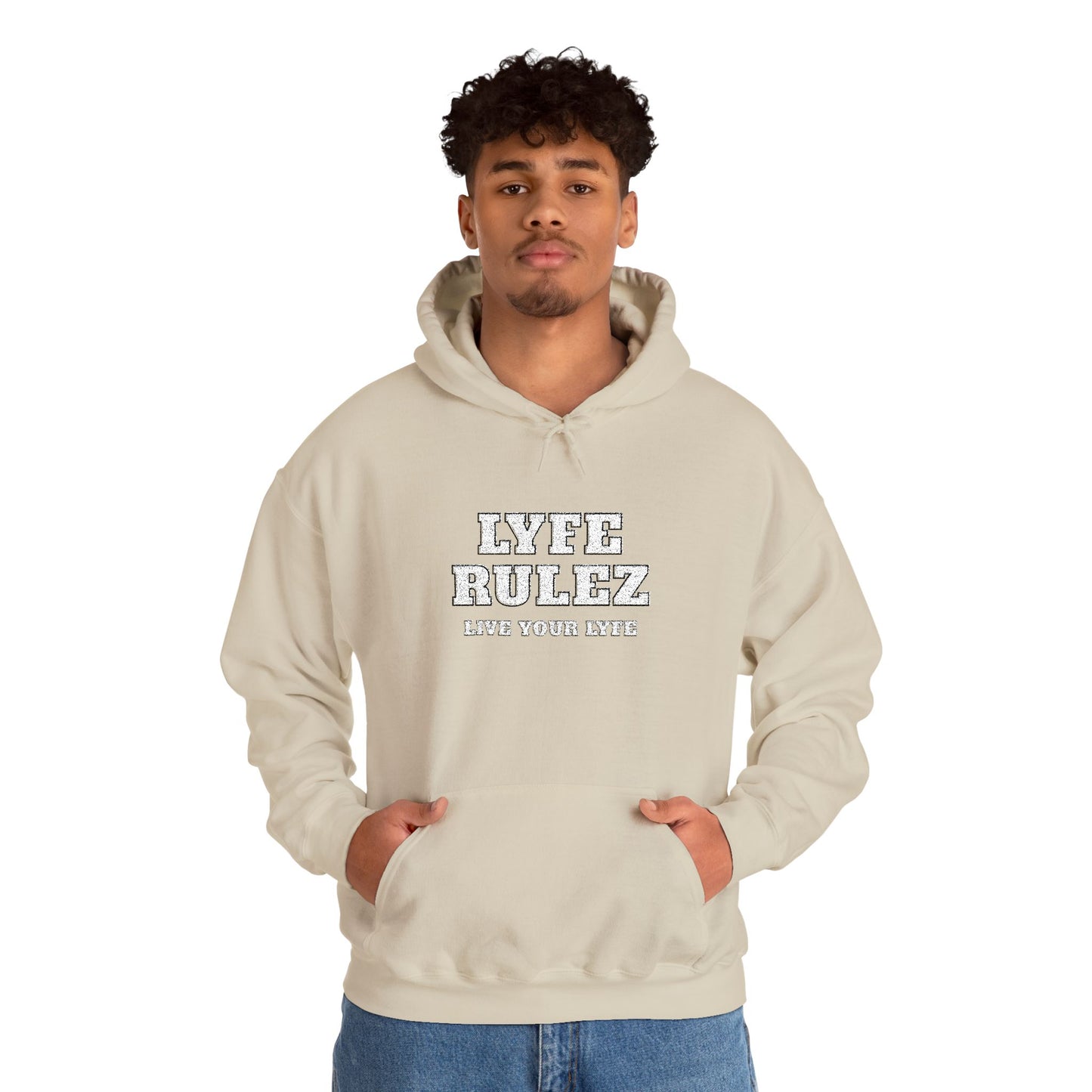 My Lyfe My Rulez -LYFE RULEZ Streetwear Embroidered Unisex Hooded Sweatshirt
