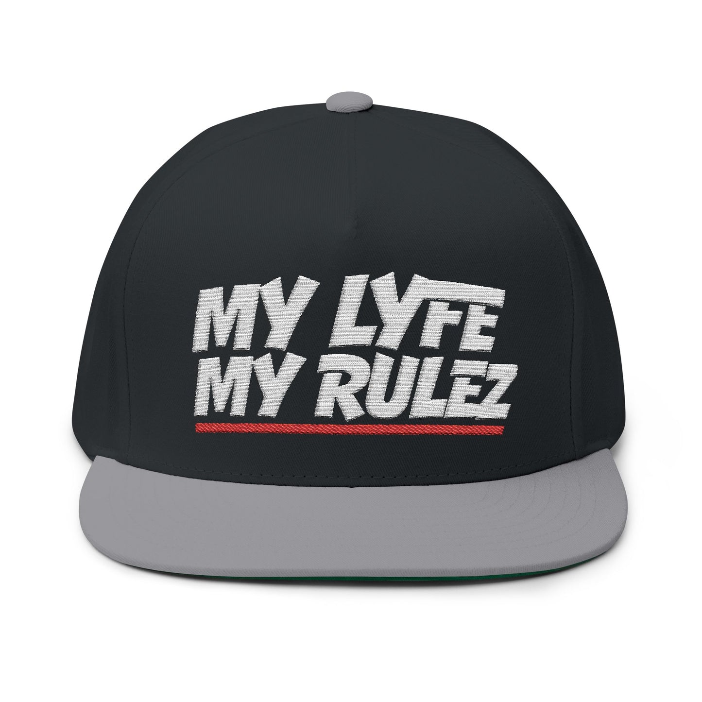 My Lyfe My Rulez Streetwear Unisex Fashion Embroidered Snapback Hat