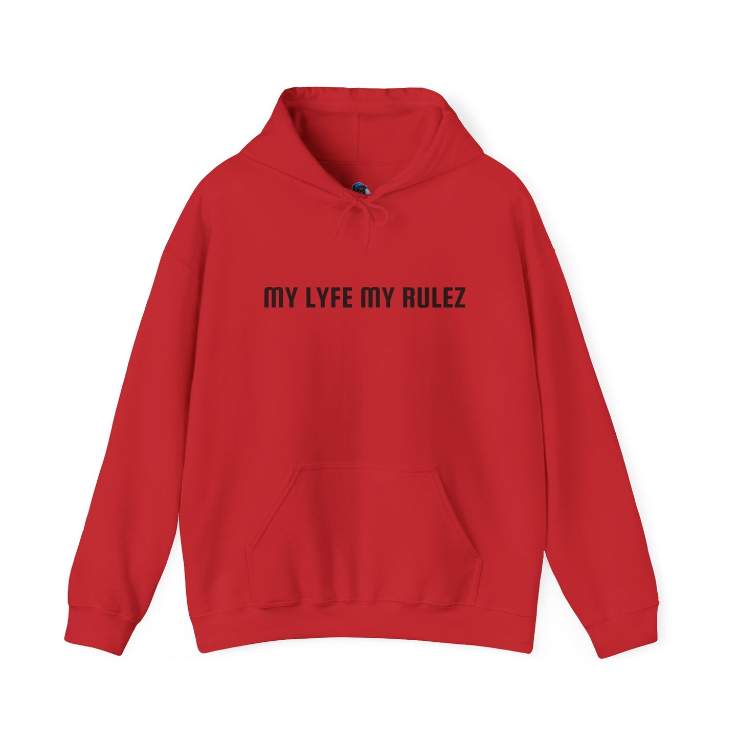 My Lyfe My Rulez Hooded Sweatshirt Step into your purpose Motivational Inspirational Unisex