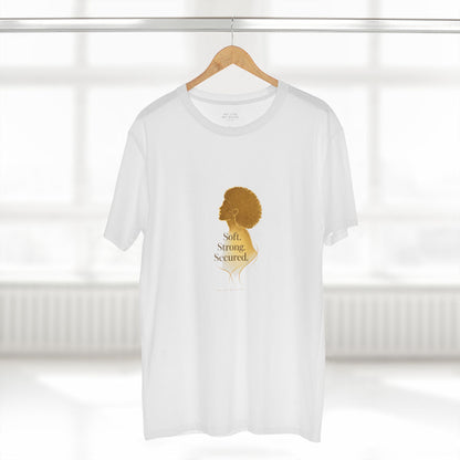 Soft Strong Secured™ – Modern Feminine Authority Tee | Luxury Empowerment Streetwear for Women