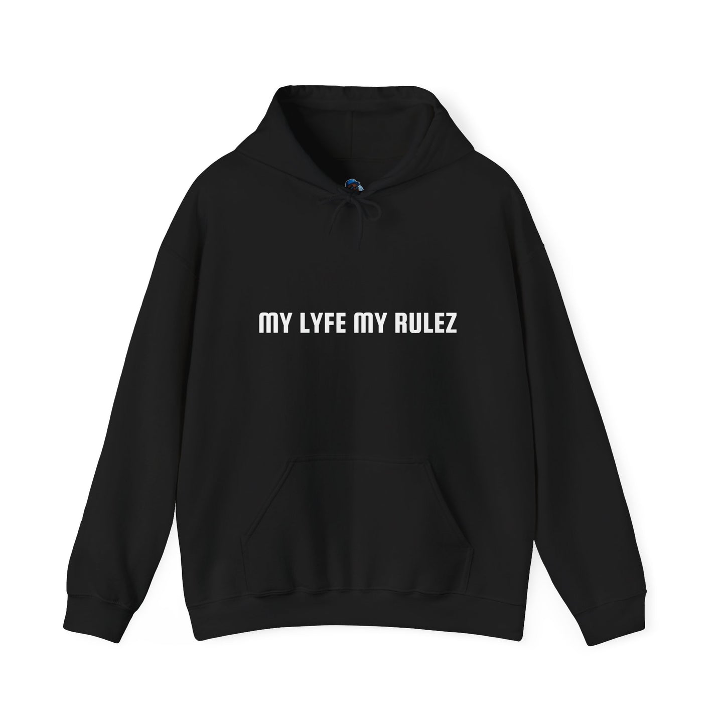My Lyfe My Rulez Hooded Sweatshirt Step into your purpose Motivational Inspirational Unisex