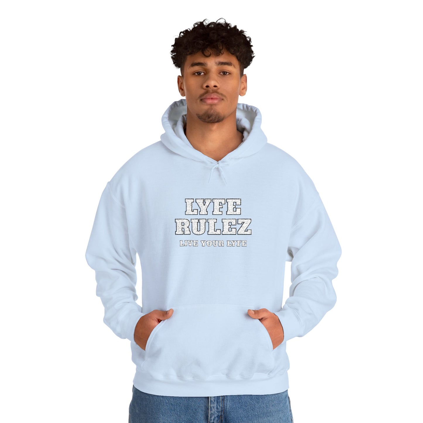My Lyfe My Rulez -LYFE RULEZ Streetwear Embroidered Unisex Hooded Sweatshirt