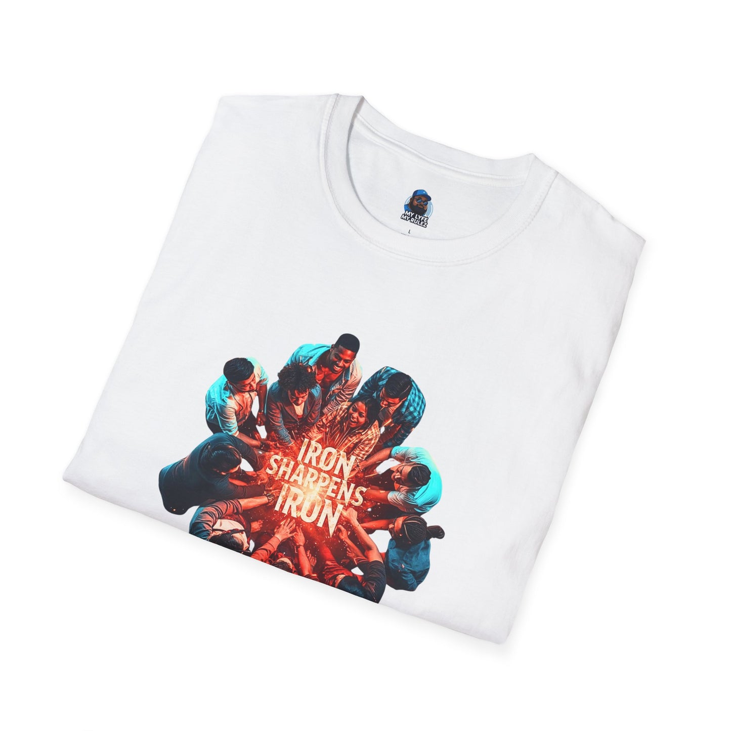 My Lyfe My Rulez T-Shirt Iron Sharpens Iron We Grow Together Unisex Heavy Cotton Tee