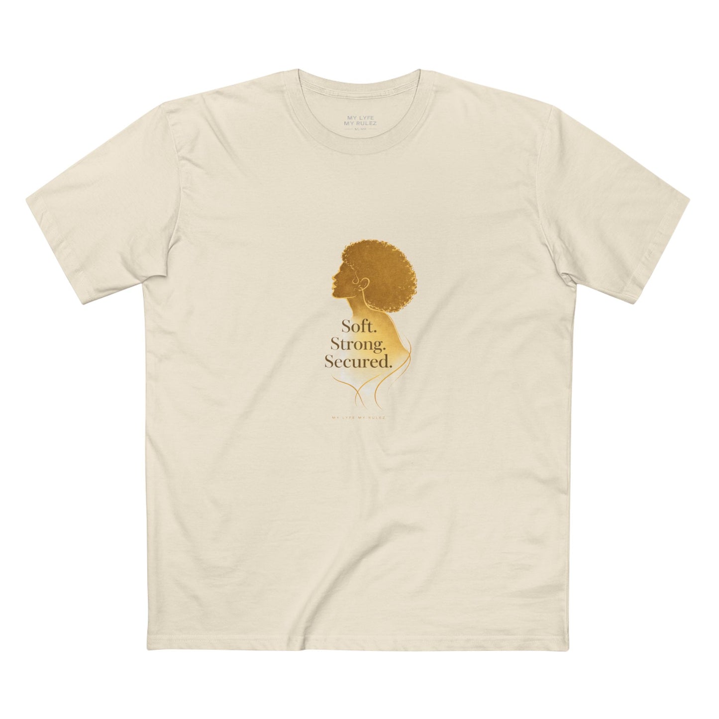 Soft Strong Secured™ – Modern Feminine Authority Tee | Luxury Empowerment Streetwear for Women