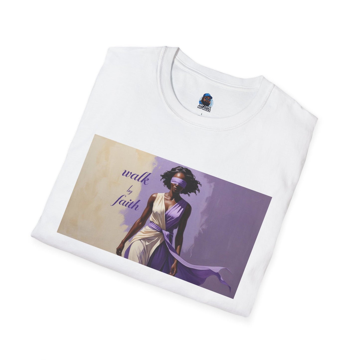 My Lyfe My Rulez Religious Women's Tee - Walk by Faith Inspirational