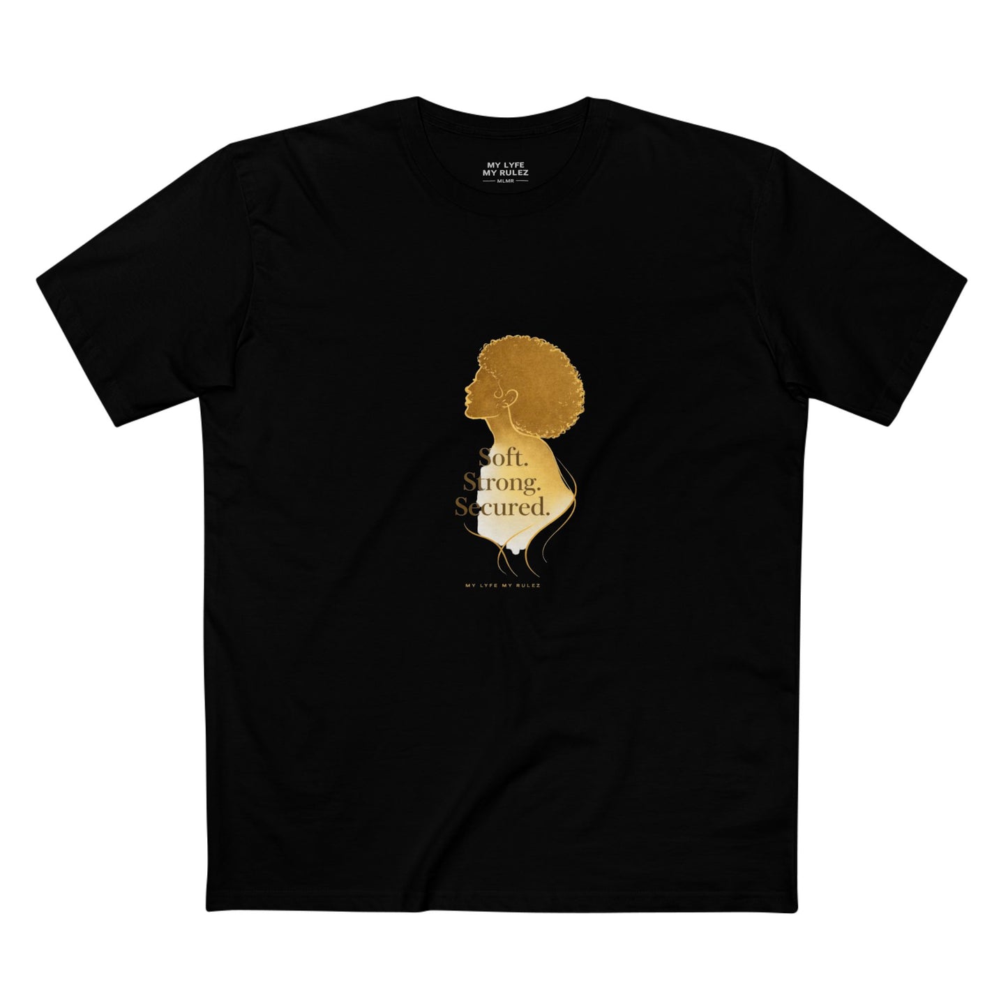 Soft Strong Secured™ – Modern Feminine Authority Tee | Luxury Empowerment Streetwear for Women