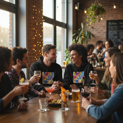 My Lyfe My Rulez Colorful Love Out Loud Hoodie for All