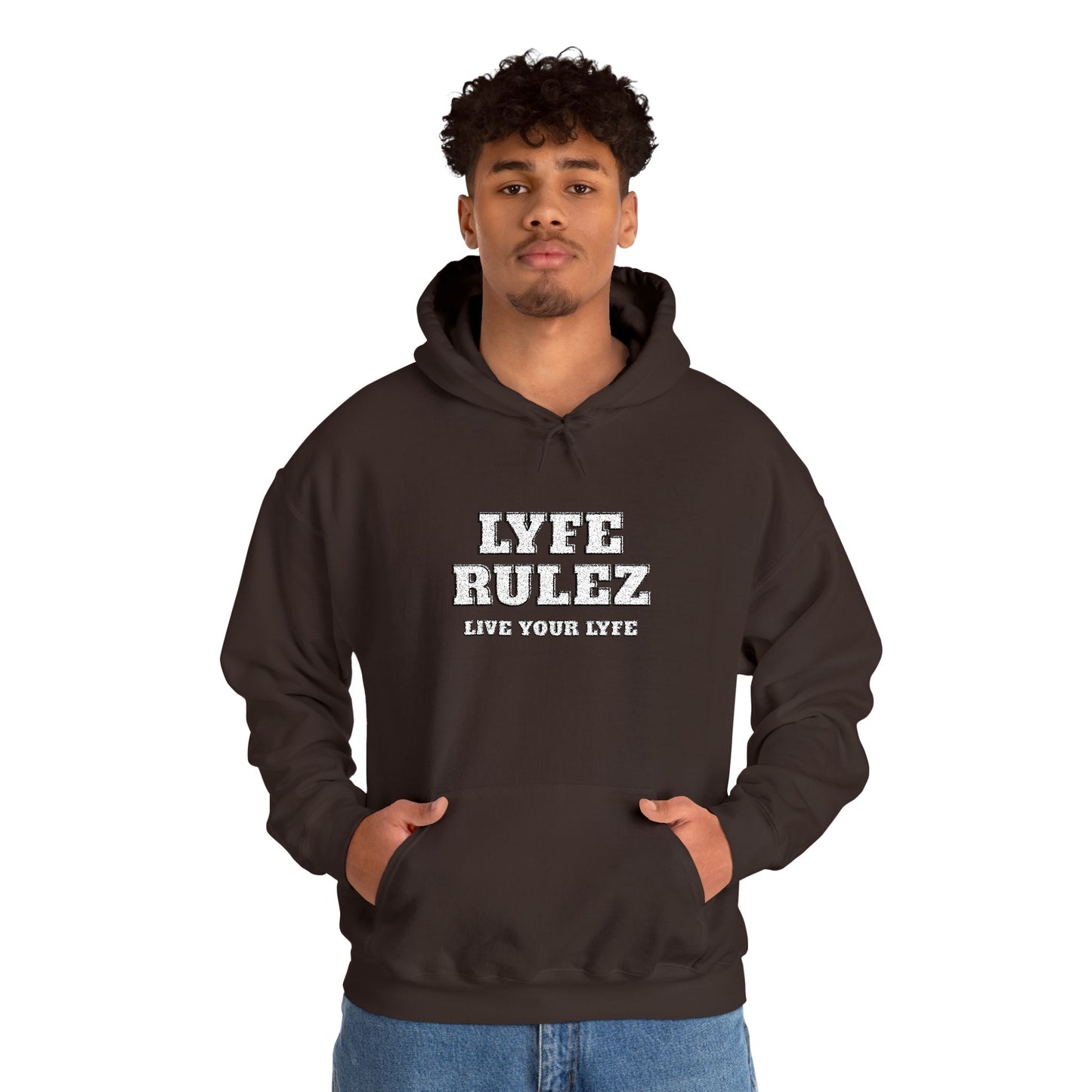 My Lyfe My Rulez -LYFE RULEZ Streetwear Embroidered Unisex Hooded Sweatshirt