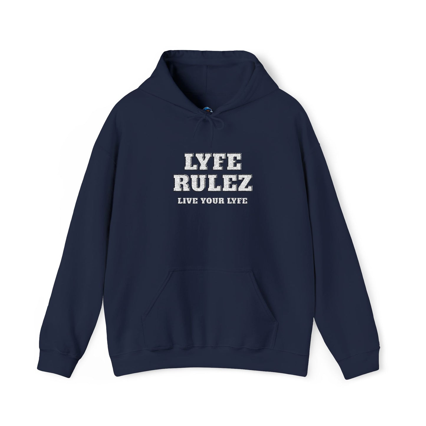 My Lyfe My Rulez -LYFE RULEZ Streetwear Embroidered Unisex Hooded Sweatshirt