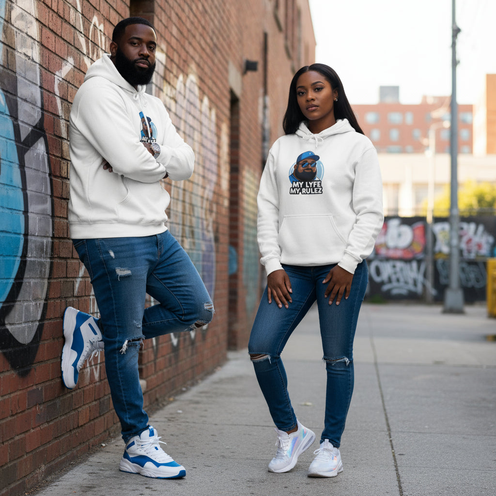 My Lyfe My Rulez Logo Brand Hoodie