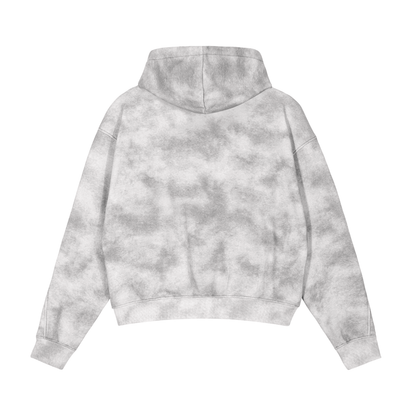 LYFE RULEZ Dirty Washed Zip-Up Fleece Hoodie