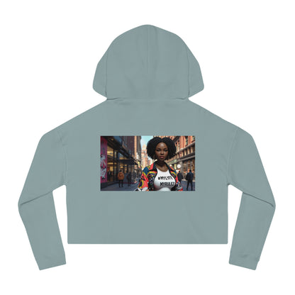 Urban Street Art Women's Cropped Hoodie by My Lyfe My Rulez