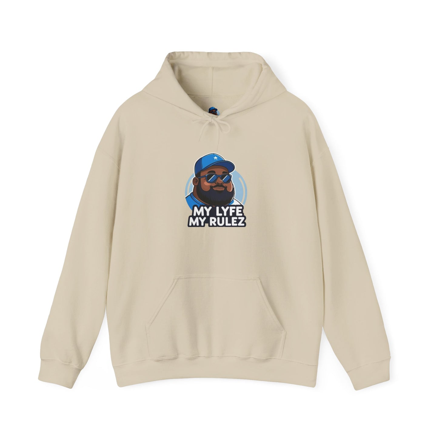 My Lyfe My Rulez Logo Brand Hoodie