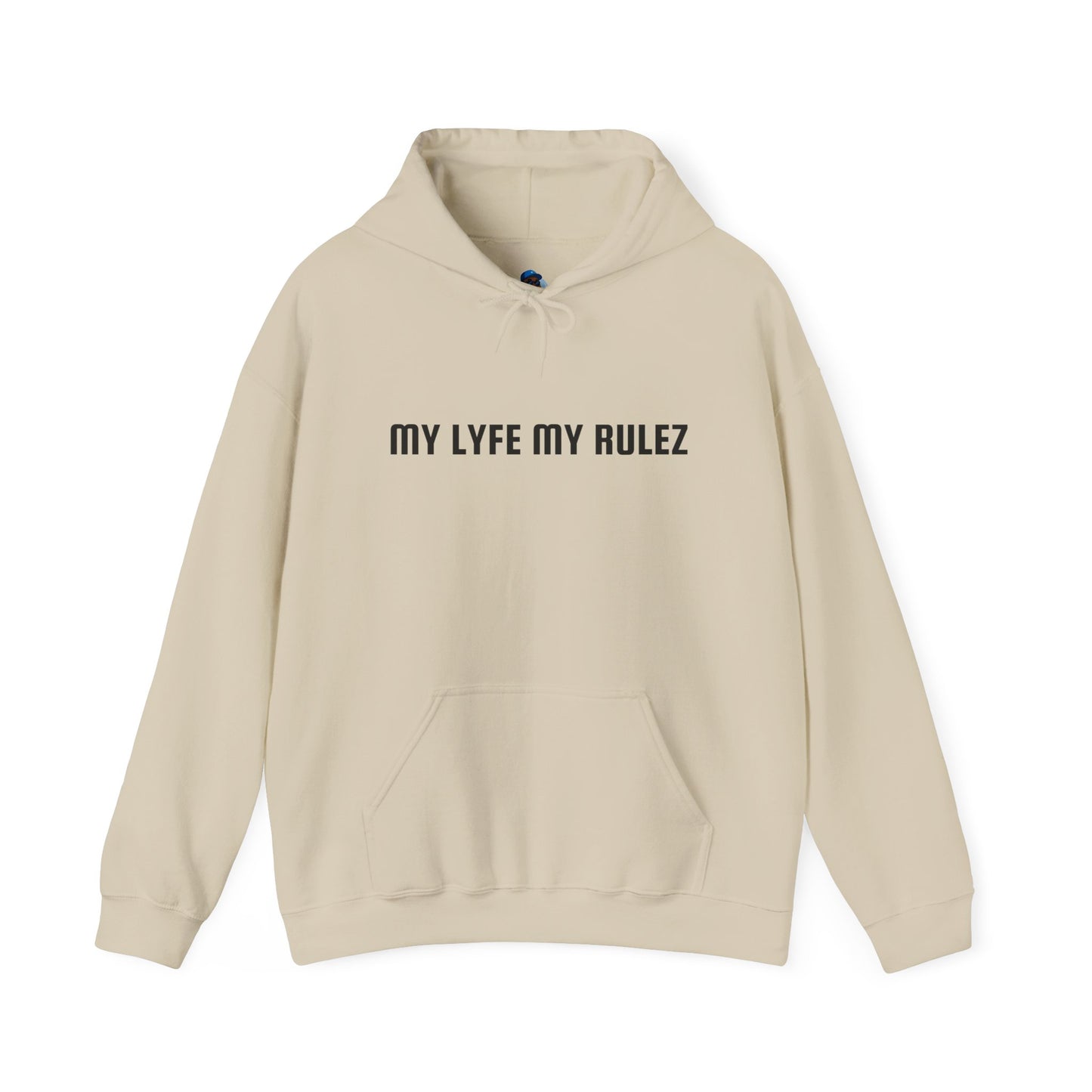 My Lyfe My Rulez Hooded Sweatshirt Step into your purpose Motivational Inspirational Unisex