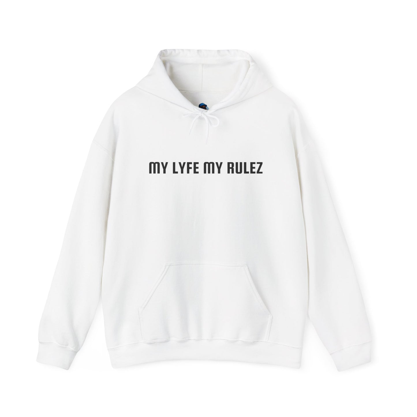 My Lyfe My Rulez Hooded Sweatshirt Step into your purpose Motivational Inspirational Unisex