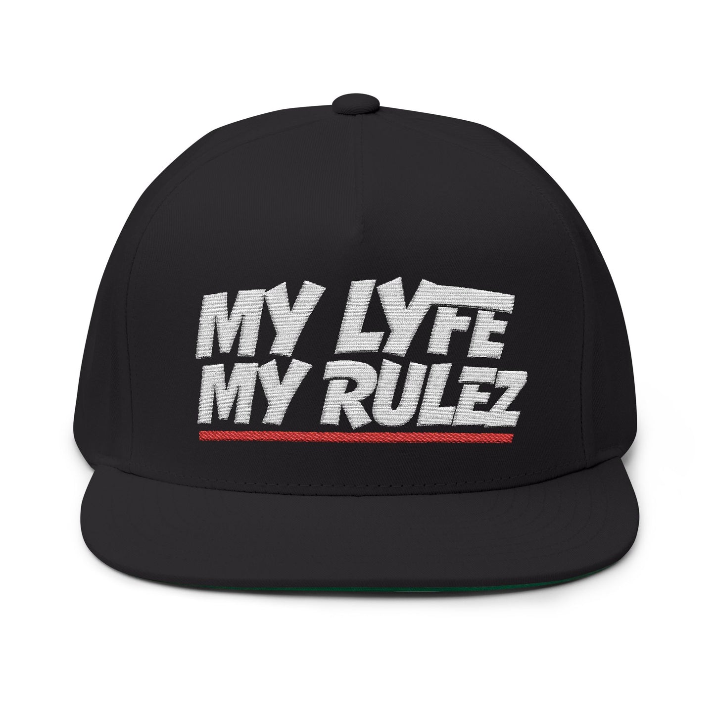 My Lyfe My Rulez Streetwear Unisex Fashion Embroidered Snapback Hat