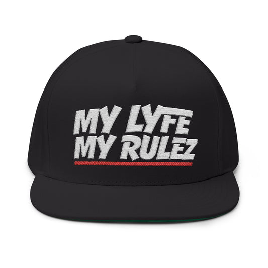 My Lyfe My Rulez Streetwear Unisex Fashion Embroidered Snapback Hat
