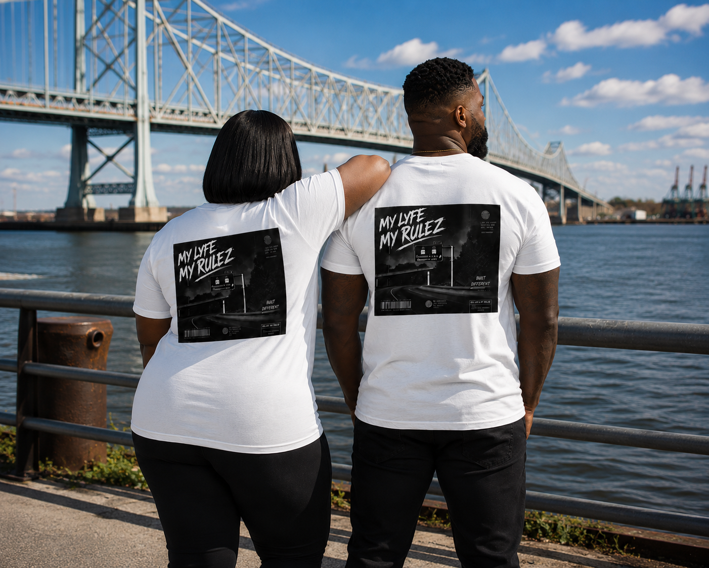 Chester "My Lyfe My Rulez" Built Different Staple Unisex Tee