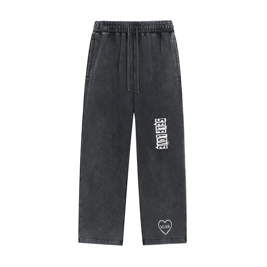 Black Graphic Sweatpants,Urban Style 2025,Unisex Streetwear Pants,Motivation Apparel,My Lyfe My Rulez Sweatpants,Self Love Sweatpants,Streetwear Joggers