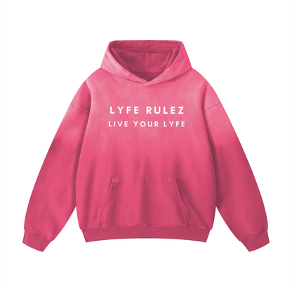 LYFE RULEZ  Sunfade Oversized Hoodie