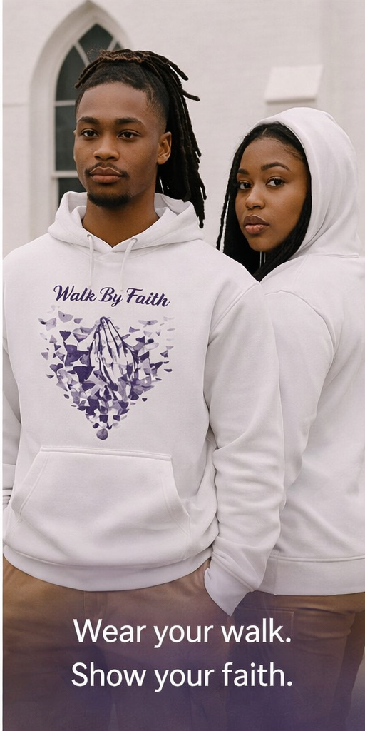 Lyfe Rulez "Walk By Faith” Hoodie – Christian Streetwear for Him & Her