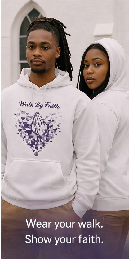 Lyfe Rulez "Walk By Faith” Hoodie – Christian Streetwear for Him & Her