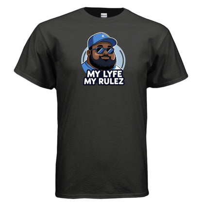 My Lyfe My Rulez Logo Brand Tee