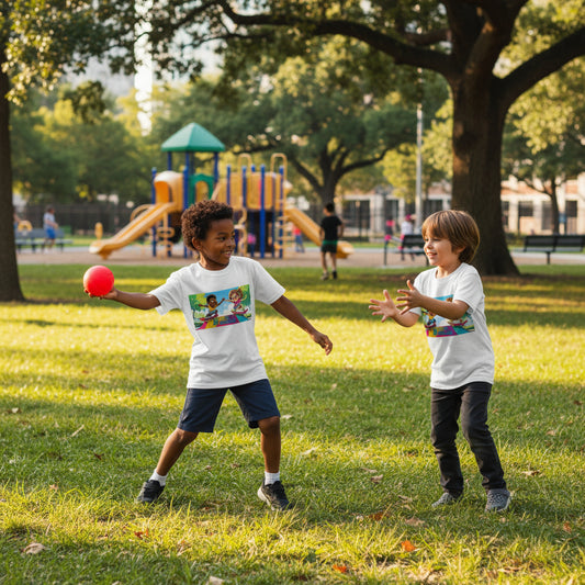 My Lyfe My Rulez Colorful Kids Tee